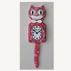 Exotic Pet Collection Pink Ribbon Kit-Cat Klock